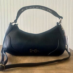 Jessica Simpson Faux Leather Blake Shoulder Crossbody Bag Purse